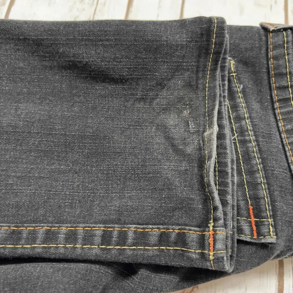 True Religion Billy Dark Wash Relaxed Bootcut Jeans - Size 28